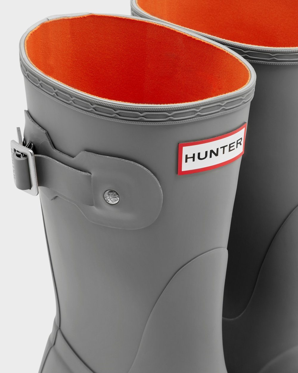 Hunter Mujer Original - Botas de Lluvia Gris - 076-HEZQYT